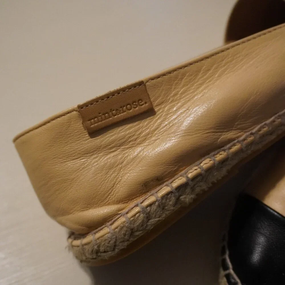 Anthropologie ~ Mint & Rose ~ Size 39 Cap‎ toe Espadrilles